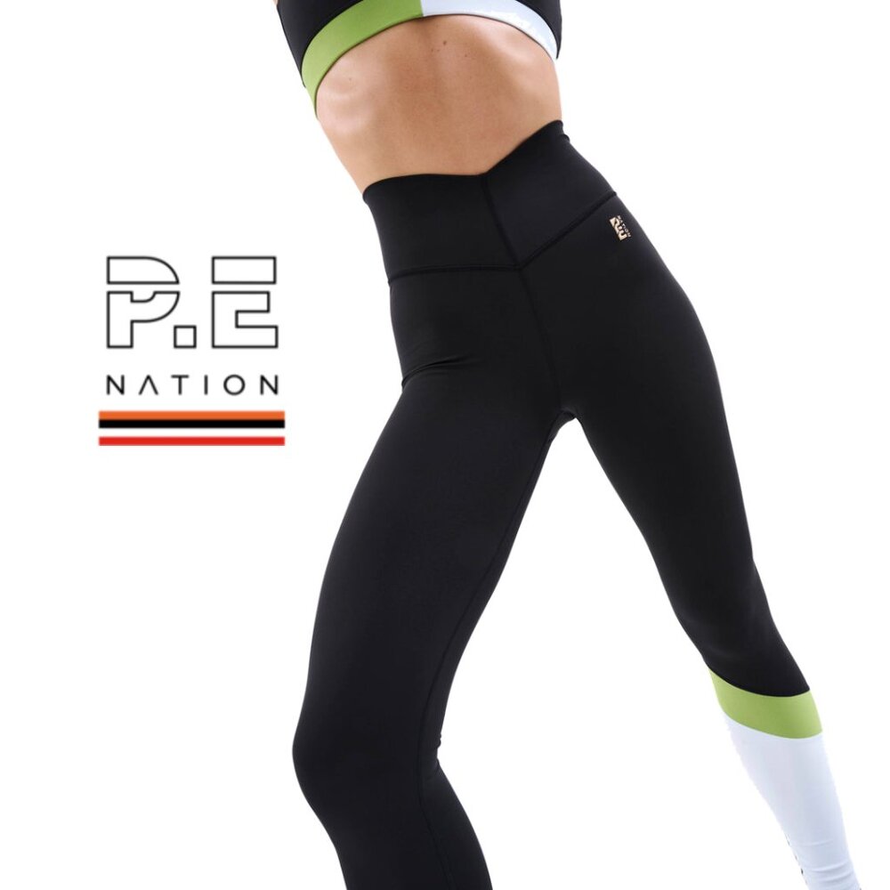 P.E. NATION Sprint Time V-Waist Legging NWT